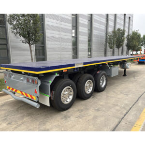 Flatbed Semi Truck Trailer