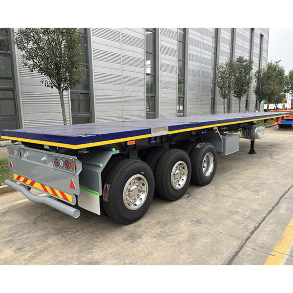 Flatbed Semi Truck Trailer